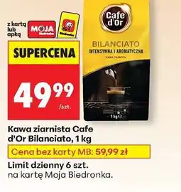Biedronka Kawa ziarnista Cafe d'Or Bilanciato , 1 kg oferta