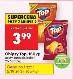 Biedronka Chipsy Top, 150 g oferta