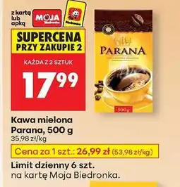 Biedronka Kawa mielona Parana , 500 g oferta