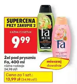 Biedronka Żel pod prysznic Fa 400 ml oferta