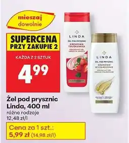 Biedronka Żel pod prysznic Linda, 400 ml oferta
