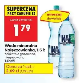 Biedronka Woda mineralna Nałęczowianka, 1,5 l oferta