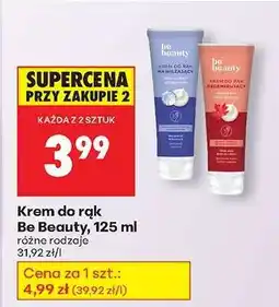 Biedronka Krem do rąk Be Beauty, 125 ml oferta