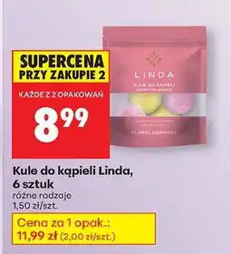 Biedronka Kule do kąpieli Linda, 6 sztuk oferta