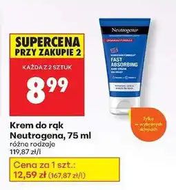 Biedronka Krem do rąk Neutrogena 75 ml oferta