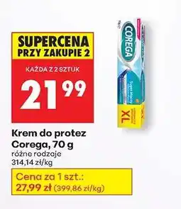 Biedronka Krem do protez Corega , 70 g oferta