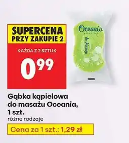 Biedronka Gąbka kąpielowa do masażu Oceania , 1 szt oferta