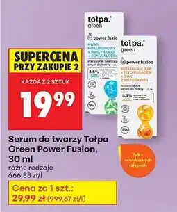 Biedronka Serum do twarzy Tołpa Green Power Fusion, 30 ml oferta