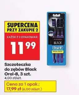 Biedronka Szczoteczka do zębów Black Oral - B , 3 szt oferta