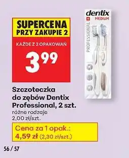 Biedronka Szczoteczka do zębów Dentix Professional, 2 szt oferta