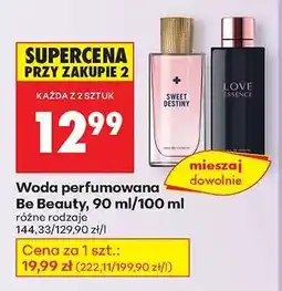 Biedronka Woda perfumowana Be Beauty, 90 ml/100 ml oferta