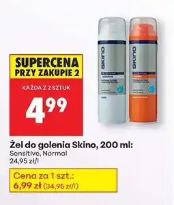 Biedronka Żel do golenia Skino, 200 ml oferta