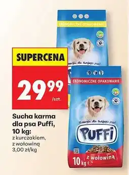 Biedronka Sucha karma dla psa Puffi, 10 kg oferta