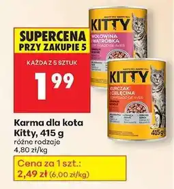 Biedronka Karma dla kota Kitty, 415 g oferta