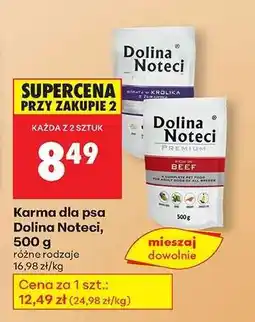 Biedronka Karma dla psa Dolina Noteci, 500 g oferta