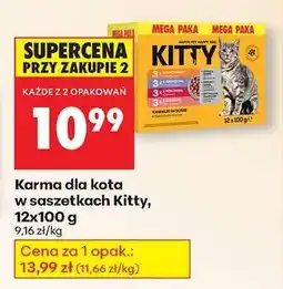 Biedronka Karma dla kota w saszetkach Kitty 12x100 g oferta
