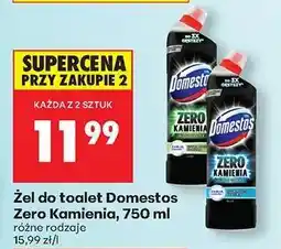Biedronka Żel do toalet Domestos Zero Kamienia, 750 ml oferta