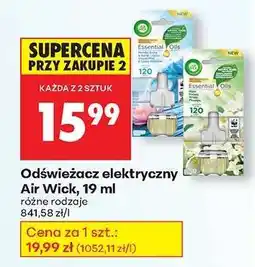 Biedronka Odświeżacz elektryczny Air Wick, 19 ml oferta