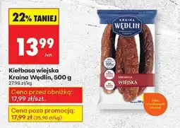 Biedronka Kiełbasa wiejska Kraina Wędlin, 500 g oferta