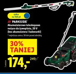 Lidl Akumulatorowe teleskopowe nożyce do żywopłotu oferta