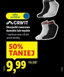 Lidl SKARPETKI rowerowe CRIVIT oferta