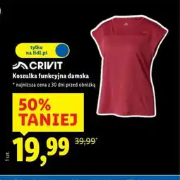 Lidl Koszulka funkcyjna damska oferta