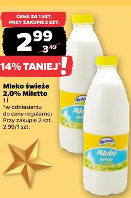 Netto Mleko Miletto oferta