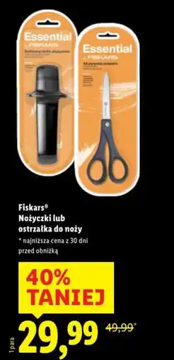 Lidl Fiskars® Nożyczki lub ostrzałka do noży oferta