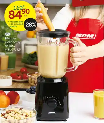 MPM Blender kielichowy szklany MBL-37
