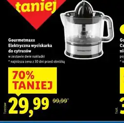 Lidl Gourmetmaxx Elektryczna wyciskarka do cytrusów oferta