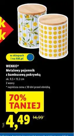 Lidl Metalowy pojemnik oferta