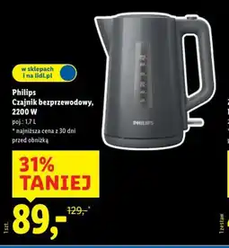 Lidl Philips Czajnik bezprzewodowy oferta