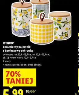 Lidl WENKO® Ceramiczny pojemnik oferta