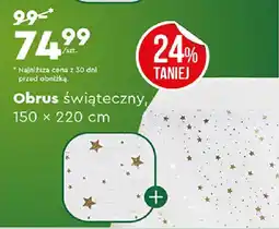 Biedronka Obrus świąteczny oferta
