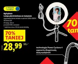 Lidl Agfaphoto Lampa pierścieniowa ze statywem oferta