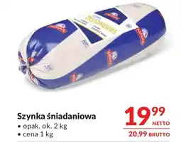 Makro Szynka śniadaniowa oferta