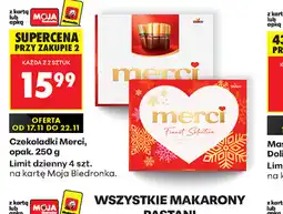 Biedronka Czekoladki Merci oferta