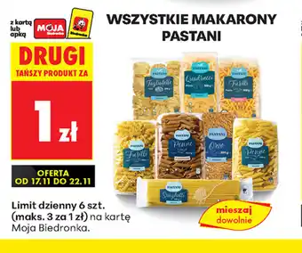 Biedronka Makaron Pastani oferta