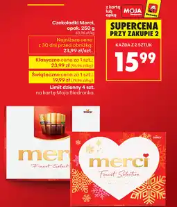 Biedronka Czekoladki Merci oferta