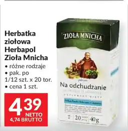 Makro Herbatka ziołowa Herbapol Zioła Mnicha oferta