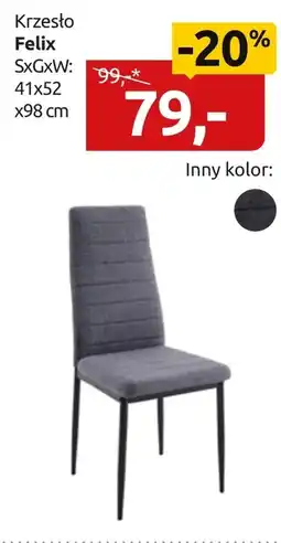 Black Red White Krzesło Felix oferta