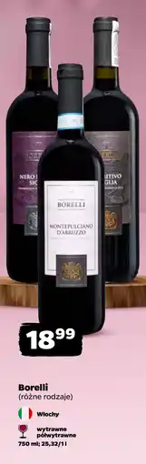 Netto Wino półwytrawne Borelli oferta