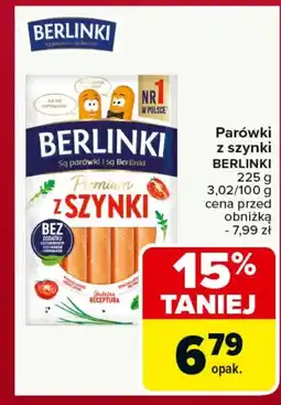 Carrefour Parówki Berlinki oferta