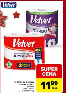 Carrefour Ręcznik papierowy Velvet oferta