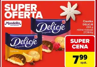 Carrefour Ciastka Delicje Szampańskie oferta