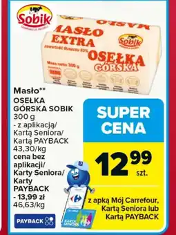 Carrefour Masło Sobik oferta