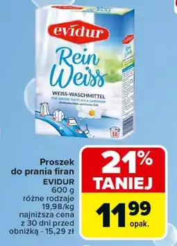 Carrefour Proszek do firan Evidur oferta