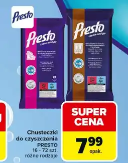 Carrefour Chusteczki do czyszczenia Presto oferta