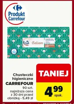 Carrefour Chusteczki higieniczne Carrefour oferta