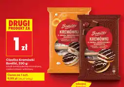 Biedronka Ciastka Kremówki Bonitki oferta